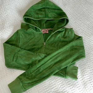 Juicy Couture terry cloth hoodie in size small